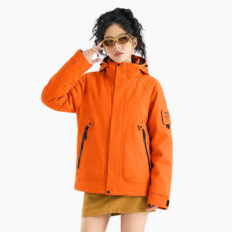 新品男女同款冲锋衣三合一户外登山夹克外套两件套HS22518A-P83