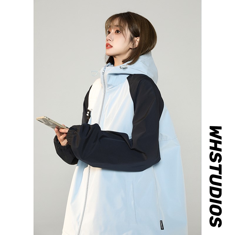 1404-1-9353-p85高品质棒球服冲锋衣时尚 休闲夹克外套 百搭图片