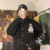 714-1-S608-加厚P110单88男女款棉衣新款港风夹克款外套潮好，男装夹克，星座1404-3