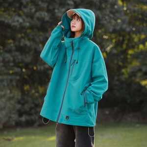 休闲男女 装新品中性冲锋衣多巴胺穿1406-7870-p55图片
