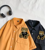1404-2-C116火影-P50男款短袖平铺款宽松精品火影情侣衬衫xa，男装衬衫，星座1404-3