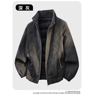 1404-2-769-p235--2025休闲宽松青少年 百搭防风 防水外套图片