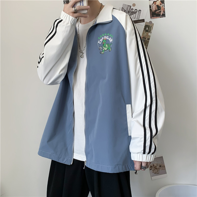 714-1-S611男新款日系精品男时尚休闲情侣夹克秋款22mvN图片