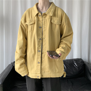 714-3-S15男女2021新款休闲精品牛仔夹克衫款男