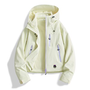 休闲男女 装新品港风冲锋衣 多巴胺1404-2-2515三合一-p95图片