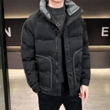 1404-745--p124--2025休闲宽松青少年百搭防风保暖羽绒服，男装羽绒服，星座1404-1