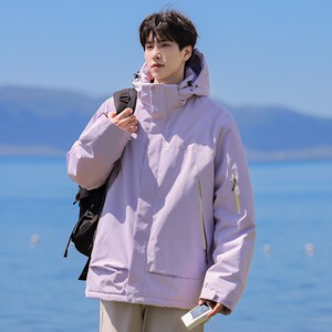 1404-2-9963525-p99--2025休闲 宽松平铺 青少年 百搭夹克 棉衣图片