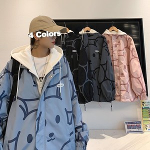 1404-2-k2228-P70男女百搭新款 港风夹克中性款外套休闲大码，男装夹克，星座1404-1