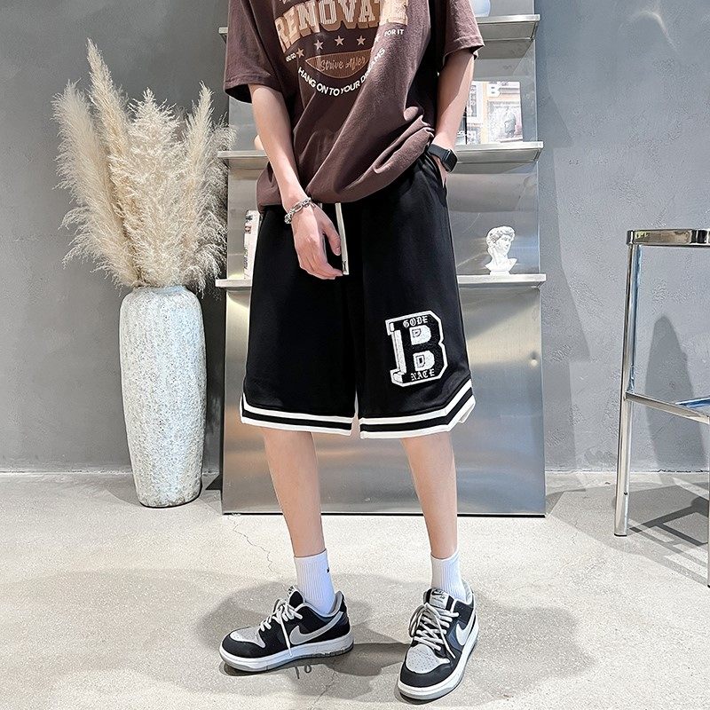 1404-2-2209-P45夏季休闲短裤简约百搭潮L图片
