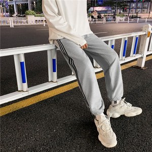 男新款日系男士针织潮流收脚裤子卫裤休闲裤714-1-M001-p50