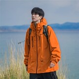 1404-1-9178-p80新款港风冲锋衣时尚简外套约休闲百搭99，男装夹克，星座1404-1