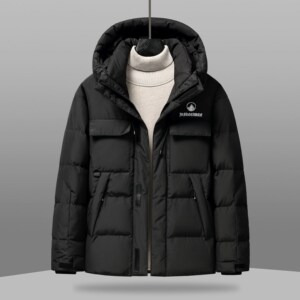 1404-2-D826—P218高品质印花90绒羽绒服潮流时尚简约休闲百搭1帅