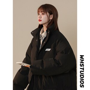男女加厚棉衣 新款港风1404-1-MY236-P105棉衣保暖棉服图片