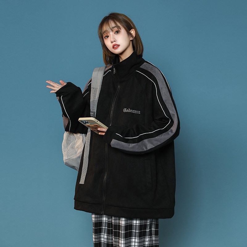 1404-1-9328-p88高品质棒球服冲锋衣潮 时尚简外套约休闲百搭图片