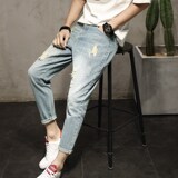 22男春新款日系男日装潮流精品牛仔裤1404-1-x905-p50潮，男装牛仔裤，星座1404-3