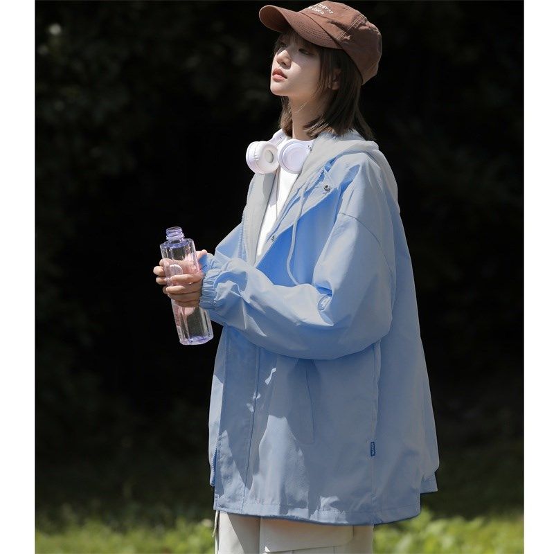 1404-1-9151-P68男女新款港风夹克中性外套假俩件，男装夹克，星座1404-1