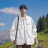 1404-3-9175-P70港风夹克牛仔外套高品质做工精细好，男装工装外套，星座1404-1