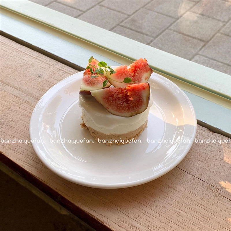 韩式陶瓷盘ins纯白复古沙拉盘 牛排盘沙拉意面盘蛋糕甜品盘9.25寸,餐饮具,盘,淘宝优惠券,粉丝福利购,淘宝优惠卷