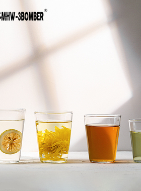 MHW-3BOMBER轰炸机Dirty玻璃杯 冰美式拿铁冷饮冷萃杯Cicada系列