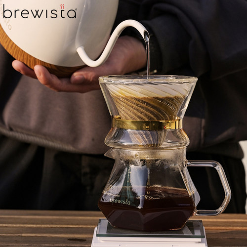 Brewista耐热玻璃V60分享壶