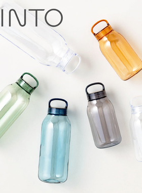 KINTO WATER BOTTLE轻便树脂水瓶 防漏户外手提运动水壶随行水杯