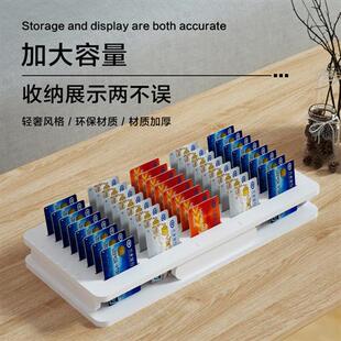 房卡收纳盒定制加厚透明多格KTV酒店宾馆总台前台房卡盒架亚克力