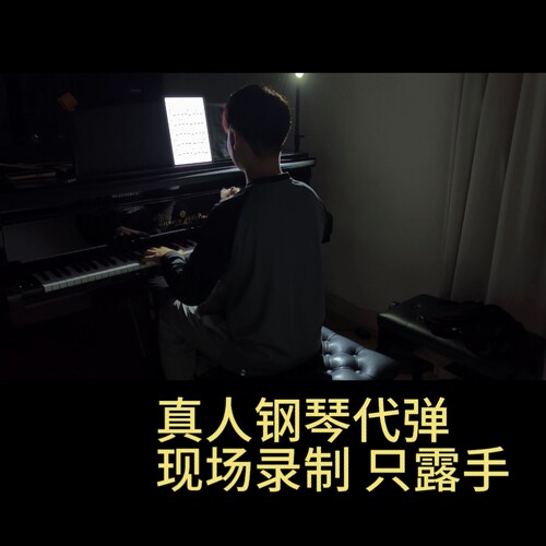 真人钢琴代弹录制视频制作短视频只露手音质好麦克风声卡流行歌