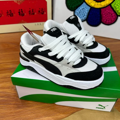 Puma彪马 男女同款复古厚底面包鞋休闲运动低帮板鞋 389267-11