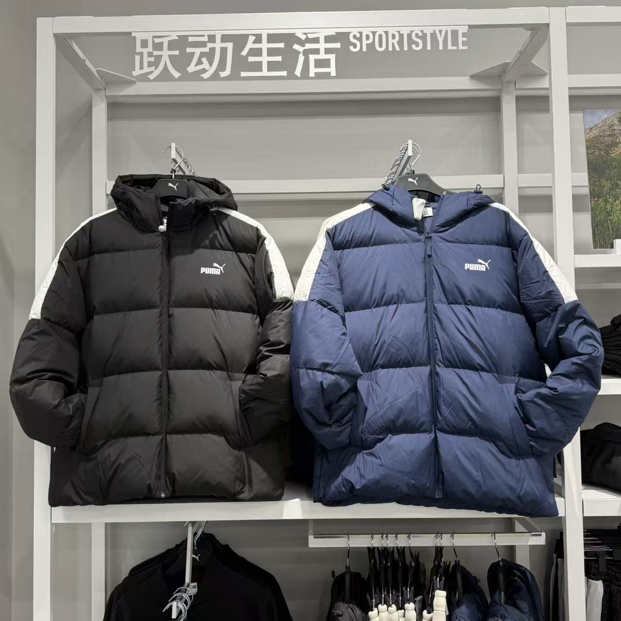 PUMA彪马拒寒保暖防风拒水连帽羽绒服男女新款冬季鸭绒外套692911