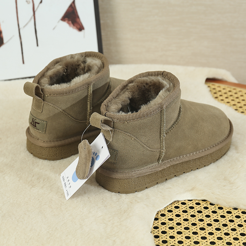 雪地靴冬季真皮款~升级全羊毛