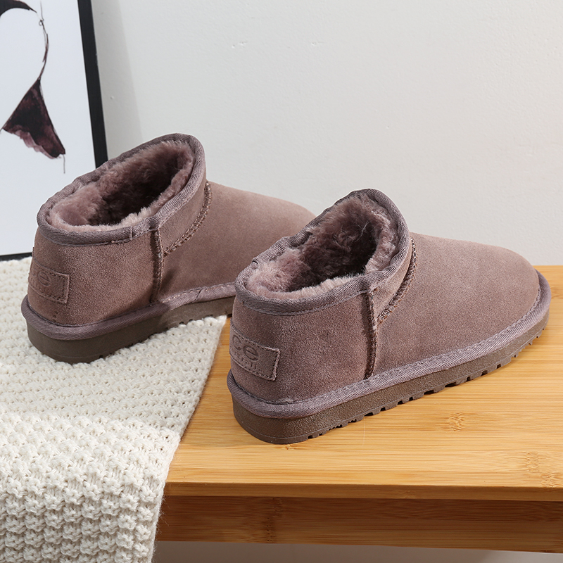 周冬雨同款雪地靴女冬