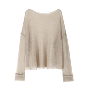 JJ195 CYJ 超幼马海毛宽松一字领罩衫 4068 安琪儿专享