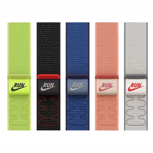 适用苹果手表尼龙Nike回环表带