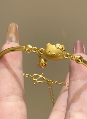 hellokitty凯蒂猫手链可爱轻奢ins小众设计生日礼物送女友