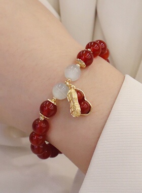 好事同款花生ins小众手链设计时尚复古百搭手串礼物闺蜜