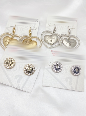 欧美合金女小众品牌耳钉耳环百搭
