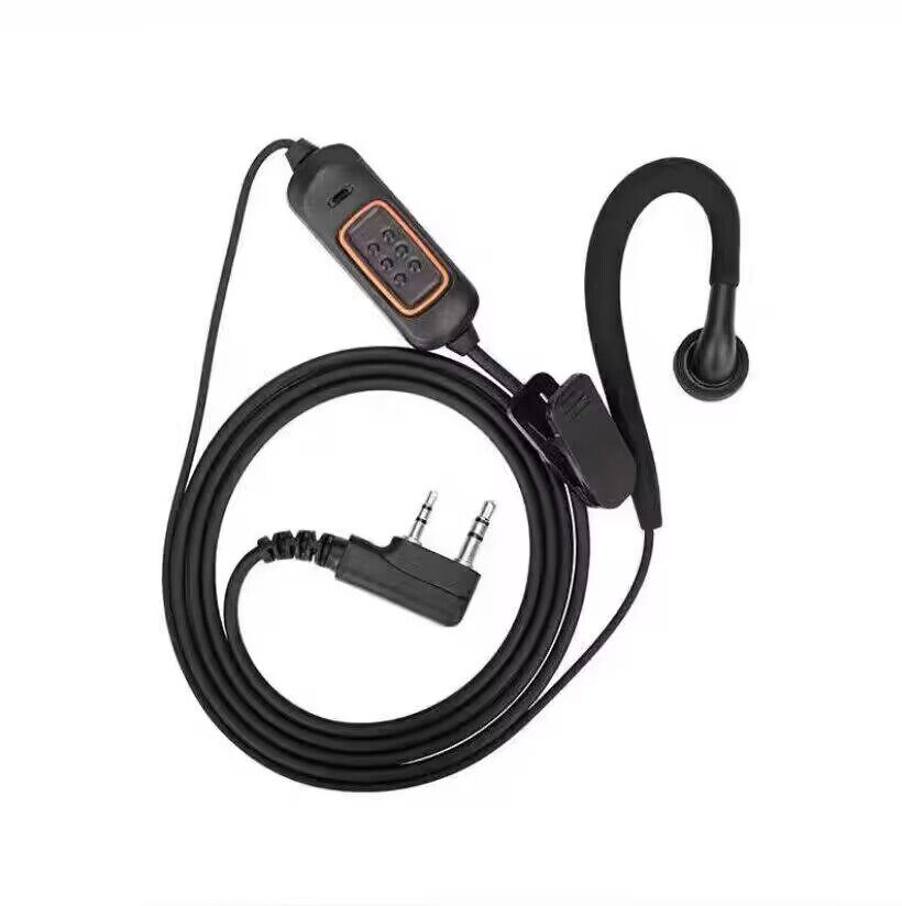 对讲机耳机K头通用型手台电话机耳麦线宝锋UV5R泉盛UV-K5 K6 8800