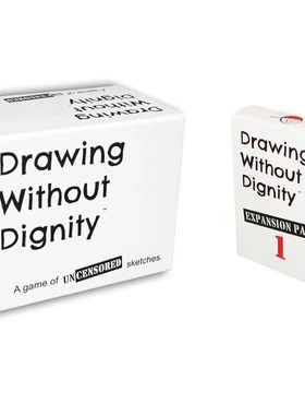 英文版Drawing Without Dignity 没有尊严的绘画有趣派对喝酒系列