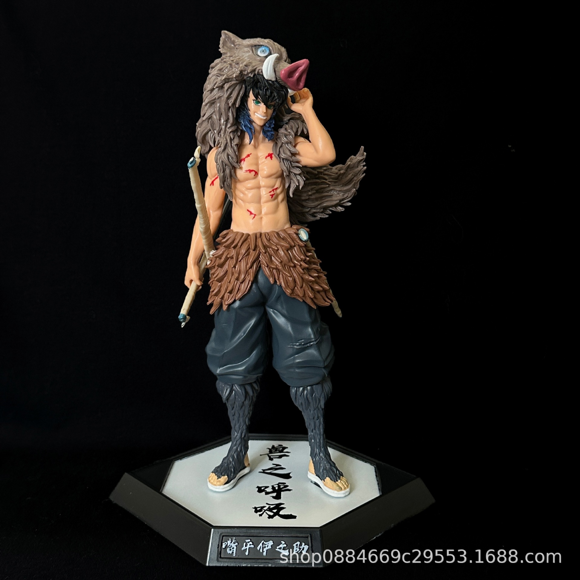 鬼灭之刃十二月鬼缘一黑死牟妓夫太郎堕姬童魔伊之助手办模型批发