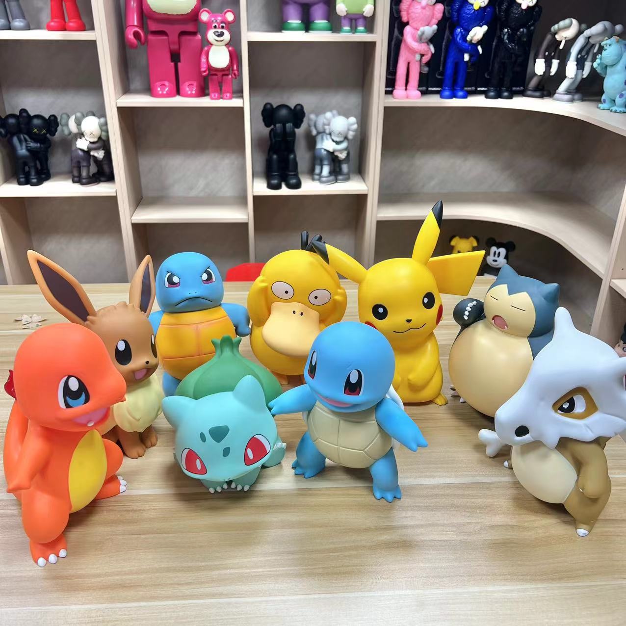 神奇宝贝口袋妖怪宠物小精灵皮卡丘小火龙可达鸭可爱摆件模型手办