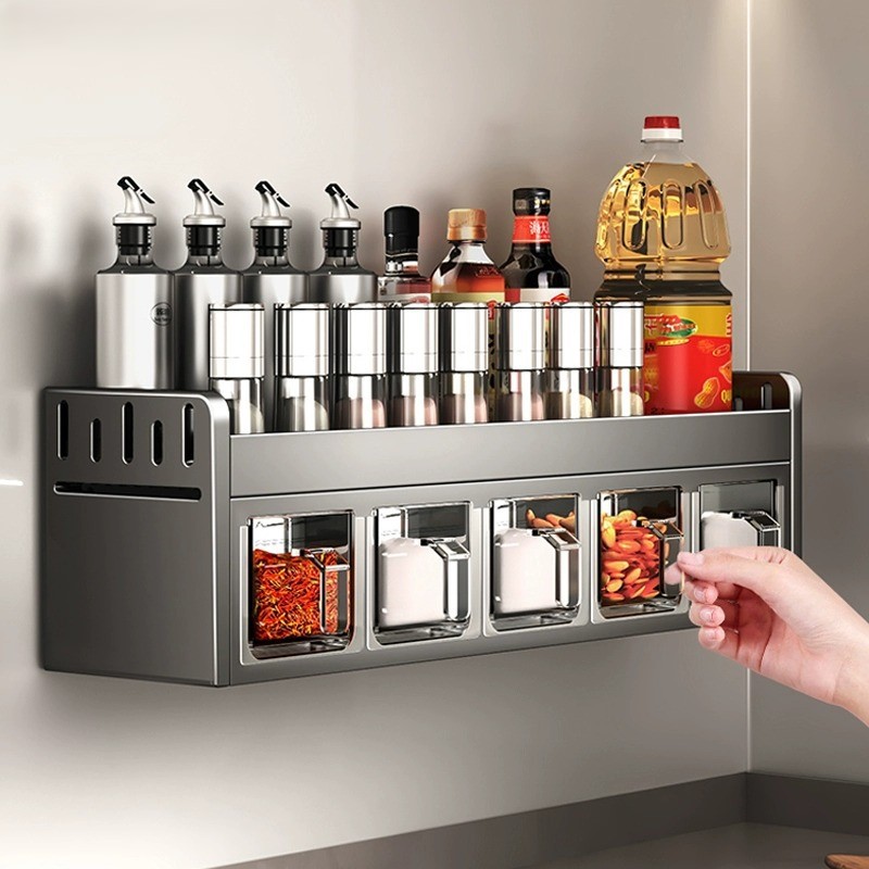 厨房调料架多功能置物架免打孔