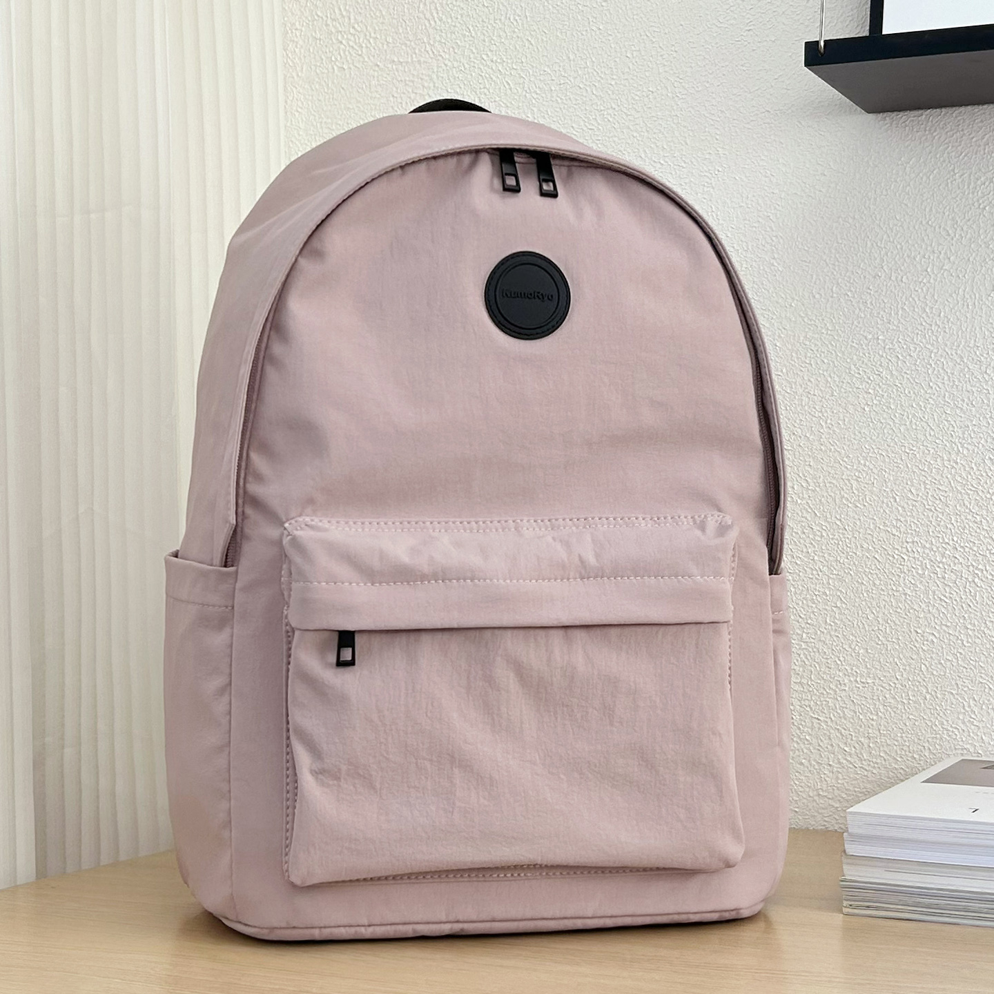 甜美学院风16英寸大容量双肩包