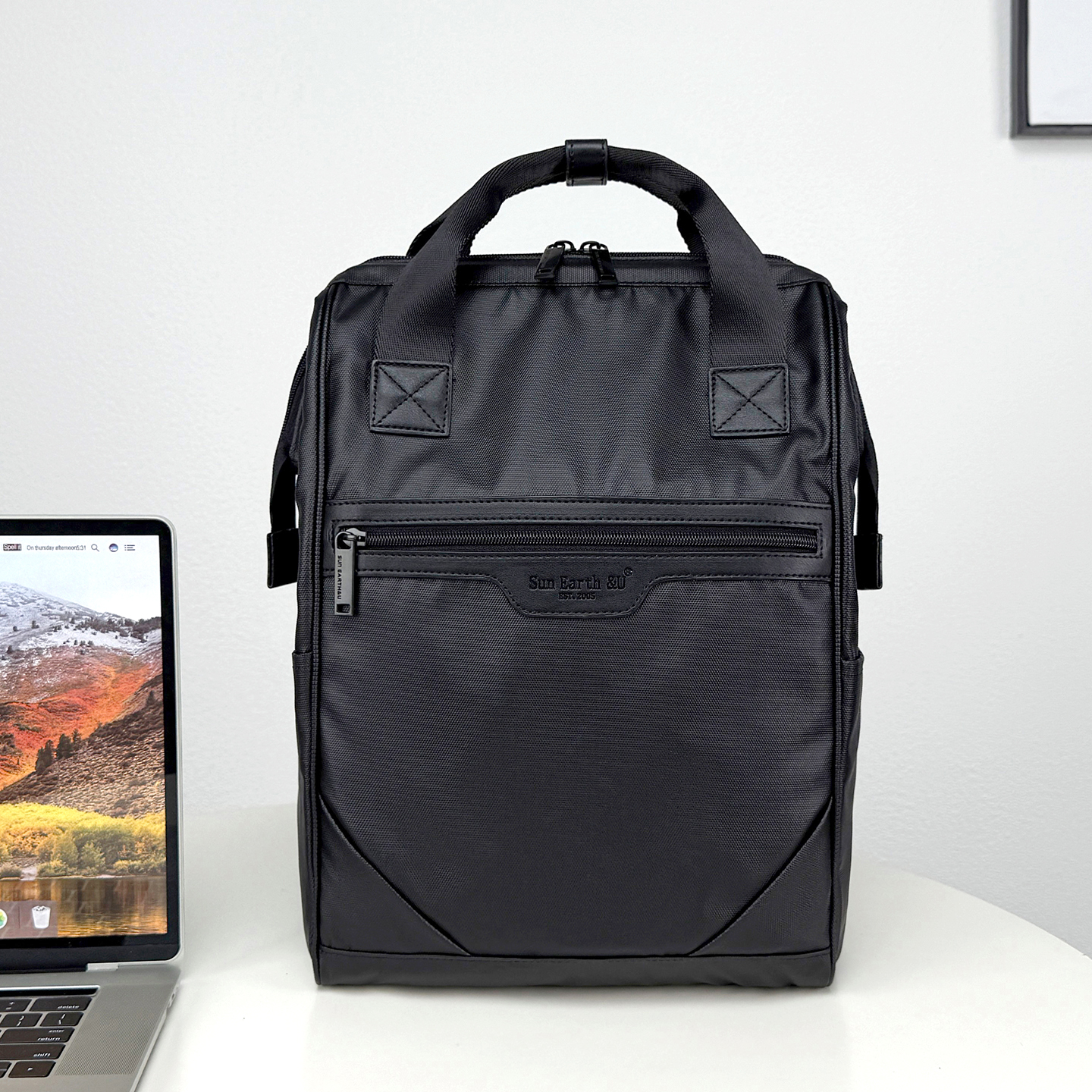 双肩包男商务通勤电脑包防水正品