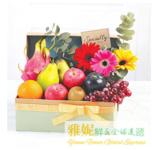 新加坡水果礼品蓝速递订购生日