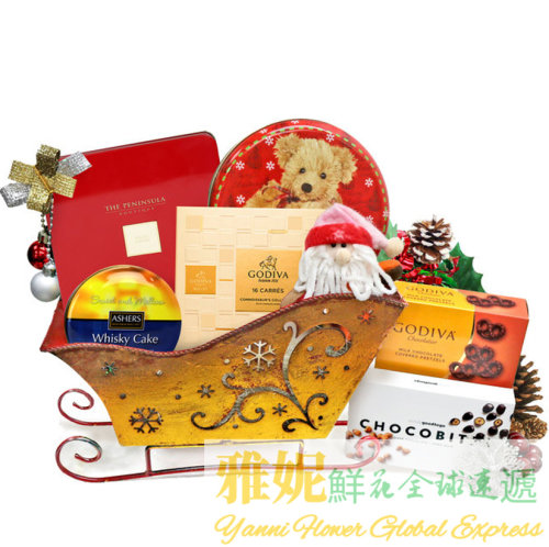 香港圣诞节礼品蓝速递公司送礼