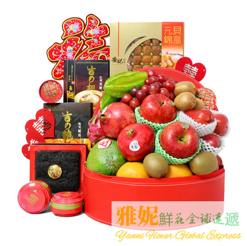 香港节日礼品蓝海味水果送上司