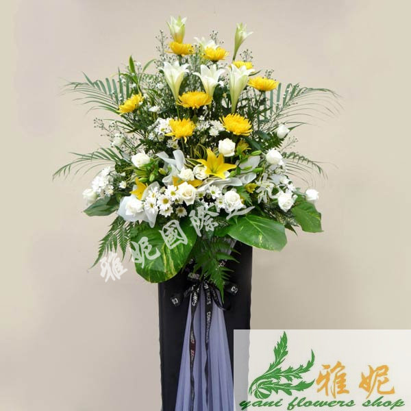 新加坡喪禮鮮花速遞白事花籃葬禮訂花圈祭奠花束吊唁死人全國配送