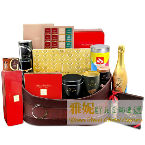 速递圣诞春节香港新年订购礼品蓝