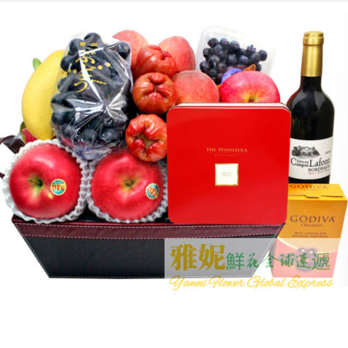 香港节日礼品蓝速递生日祝贺中秋