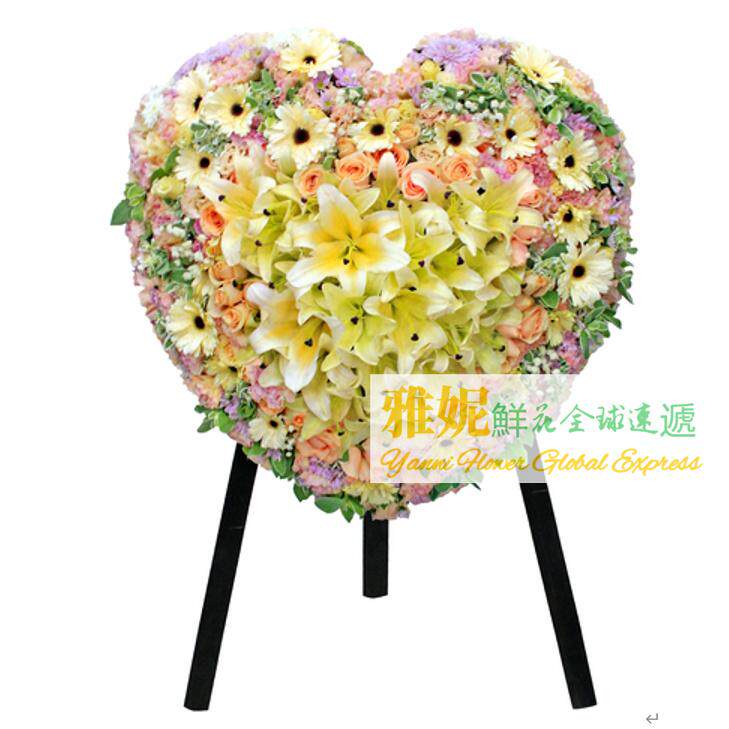 香港殡葬白事用花速遞同城花圈白事花店喪禮訂花圈殯儀送花牌吊唁